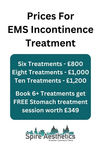 EMS Incontinence Treatment Prices Sunningdale