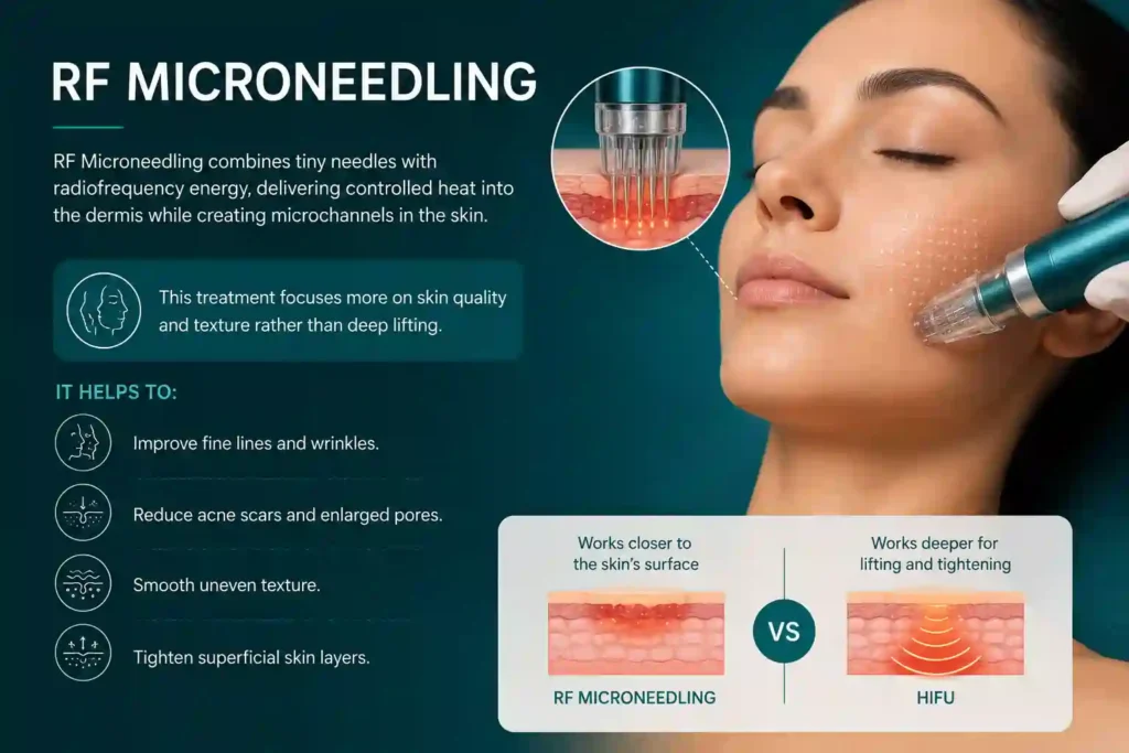 What Does RF Microneedling Do That HIFU Alone Cannot Sunningdale